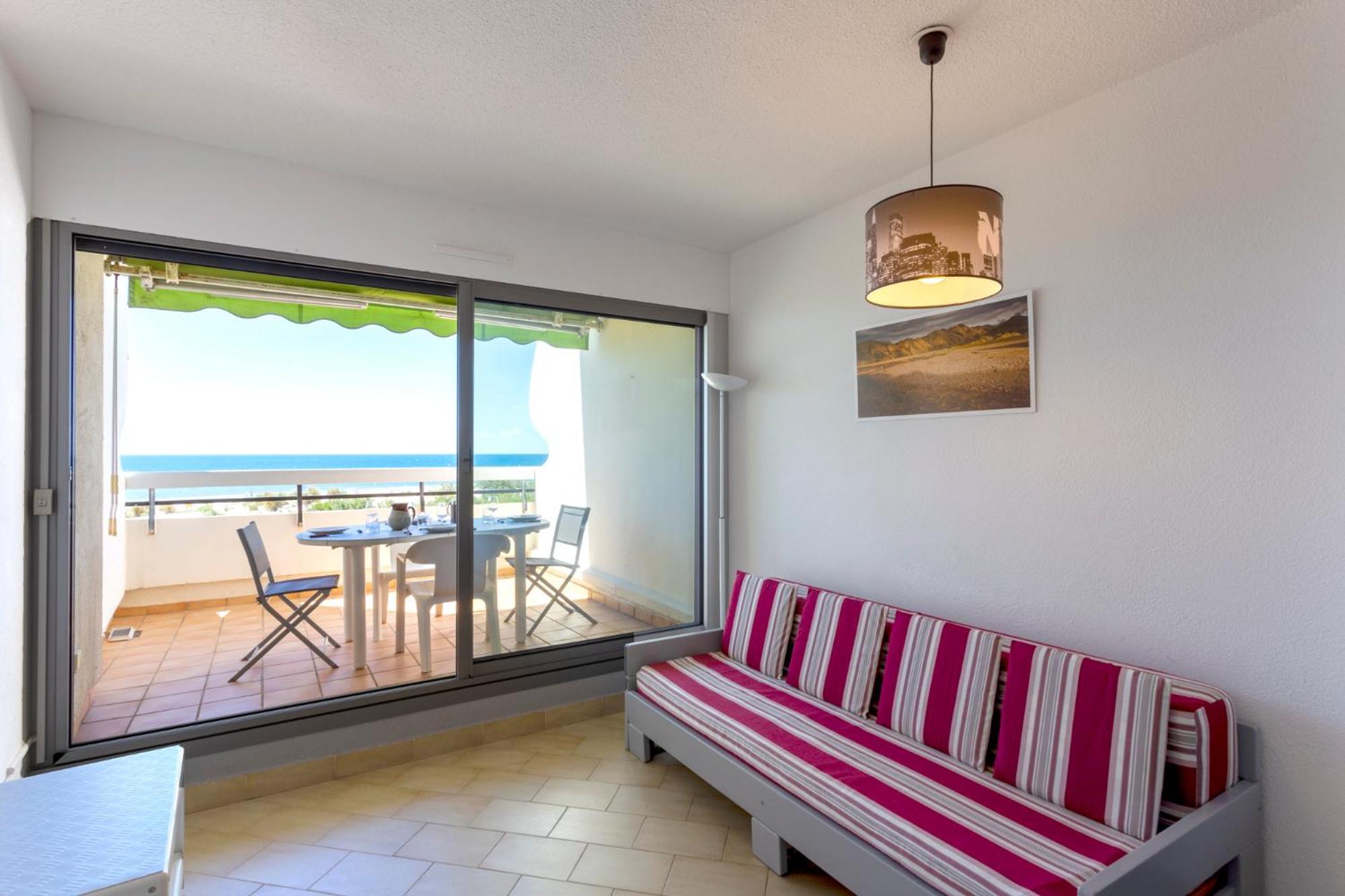 Chez Fabienne - Superbe Appartement Avec Vue Sur La Mer Et Parking La Grande-Motte Exterior foto